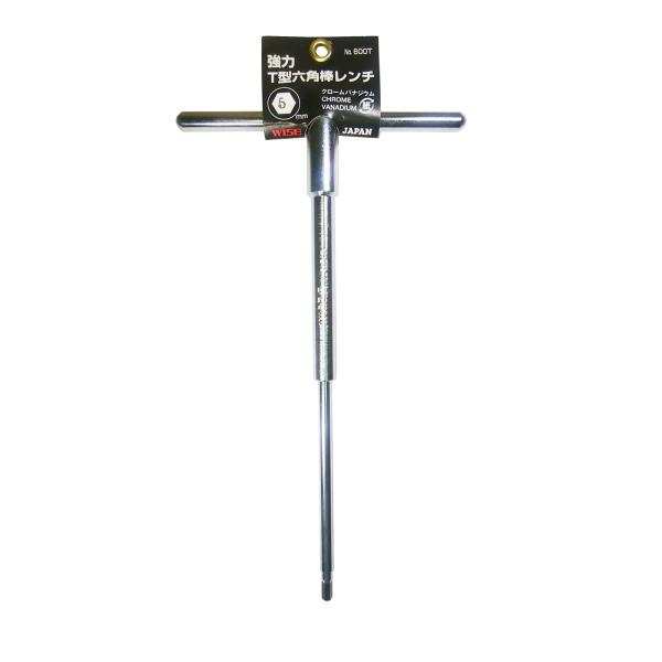 ワイズ(WISE) レンチ T型六角棒レンチ 600T-50 5.0mmx264