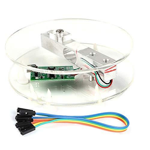 デジタルロードセル 電子スケール ロードセル計量センサ 重量センサ5KG + HX711 24BIT...