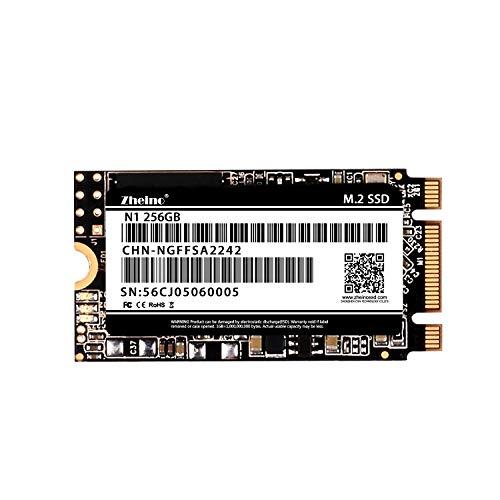 Zheino M.2 NGFF 2242 256GB SSD SATA3.0 6Gb/s 内蔵SSD...