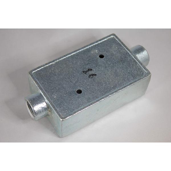 外山電気 露出スイッチボックス 厚鋼用 HDZ 溶融亜鉛めっき 2方出 1個用 サイズ16 S12Z...