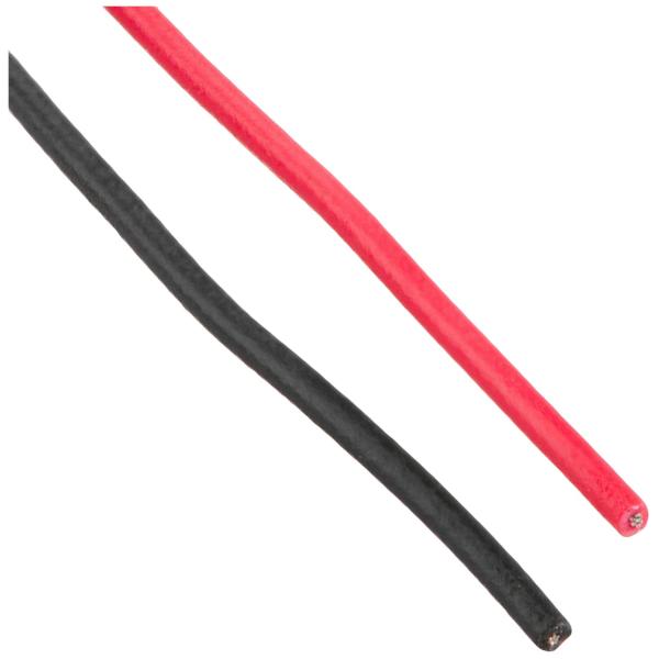 アドラーズネスト 極細リード線 直径0.65mm (黒&amp;赤) 各2m プラモデル用素材 ANE-02...