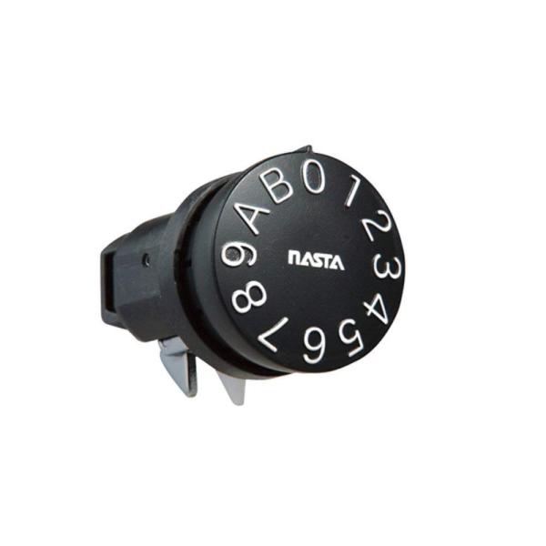 ナスタ(NASTA) 静音大型ダイヤル錠 右先 ヨコ KS-Z81-SPK-11NRY-SP メール...