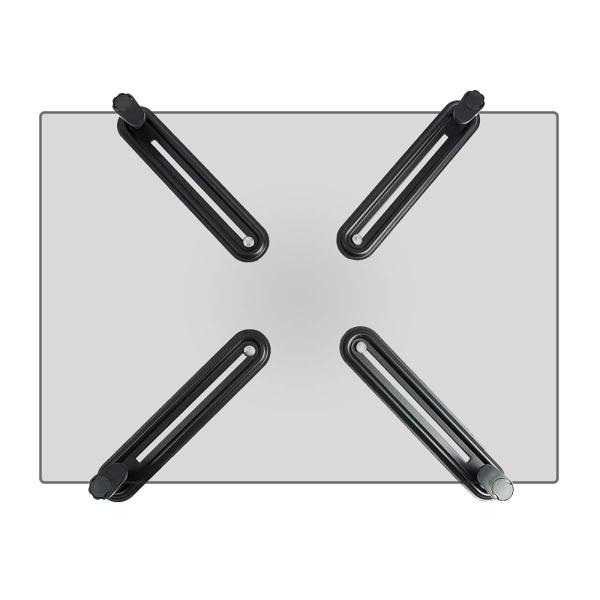 suptek モニターアーム 無VESA穴調節器 アダプタ 17~27インチ対応 耐荷重8kg VE...