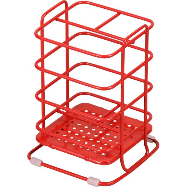 リバティーコーポレーション キッチンツールスタンド レッド 幅12×奥行13cm Style+2 L...