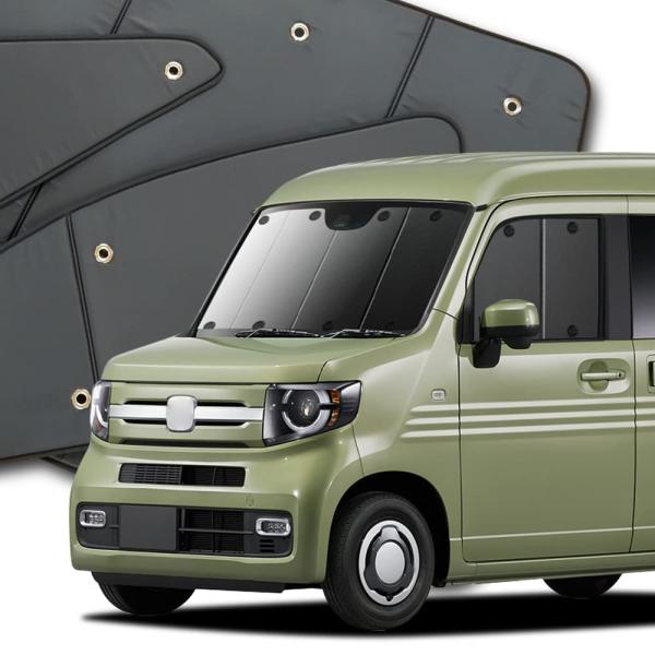 車 サンシェード N-VAN JJ1/2系 N-VAN+ スタイル +STYLE FUN COOL ...