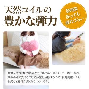 ムートンラグ 天然 オーストラリア産 長毛 2...の詳細画像5