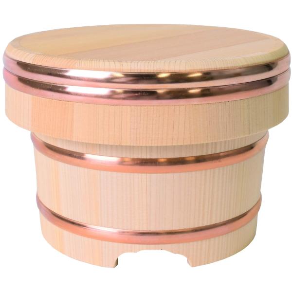 木曽工芸 おひつ 江戸型 日本製 木製 さわら 1.5合用