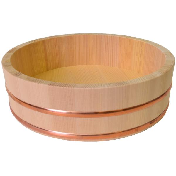 木曽工芸 おひつ 日本製 木製 さわら 寿司飯台 27cm 約2.5合用 FH-27