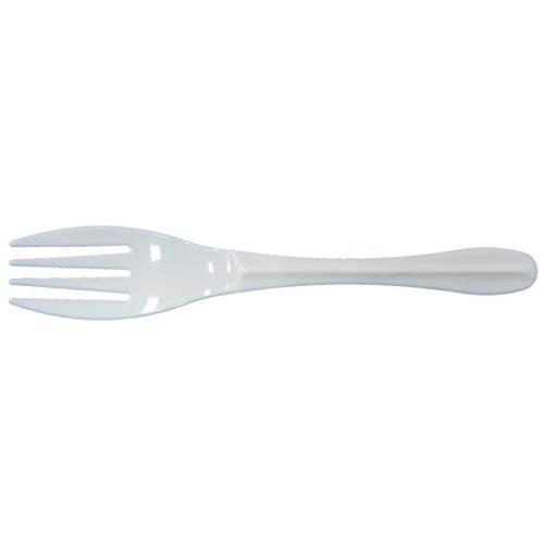 プラスチックフォーク 14cm 白 袋入り 500入り（使い捨て用） H041