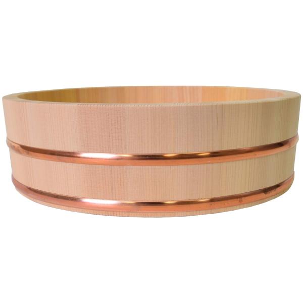 木曽工芸 おひつ 日本製 木製 さわら 寿司飯台 24cm 約1.5合用 FH-24