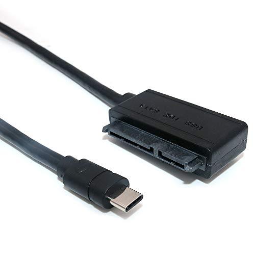 NUZAMAS Type-C to SATA SSDハードディスクアダプタ、2.5インチハードドライ...