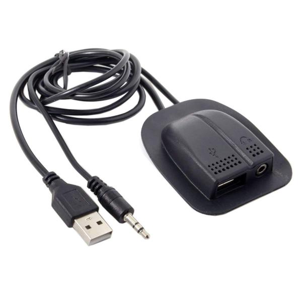 JSER バックパック USB 2.0 &amp; オーディオ 3.5mm 充電延長ケーブル 実用的 便利 ...
