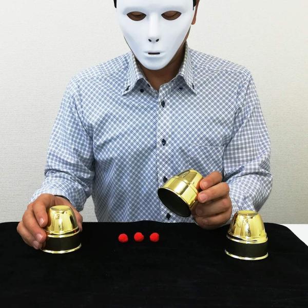 「うらら トリック 」 手品 マジック カップとボール玉（うららトリック制作 説明動画＋ロゴ入り持ち...