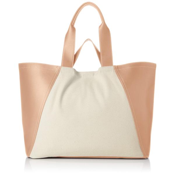 [レガートラルゴ] トートバッグ LH-P0081 撥水加工キャンバス×フェイクレザートート ベージ...