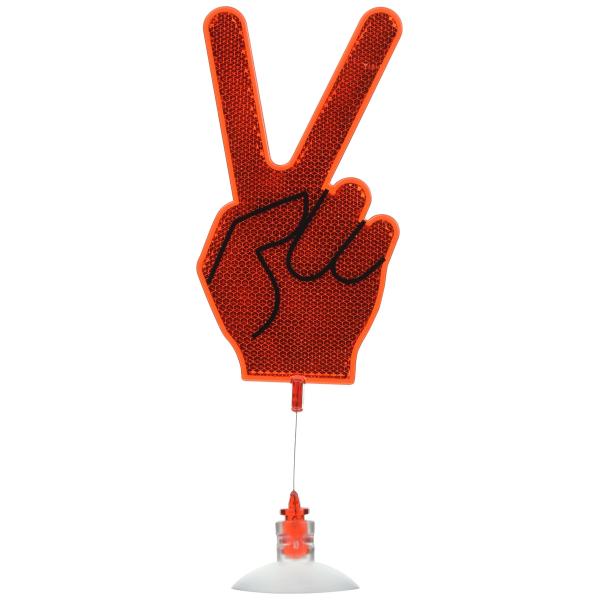 ジェットイノウエ(JET) トラック用品 フラフラリフレクター 反射板 フラフラチョキ レッド 1個...