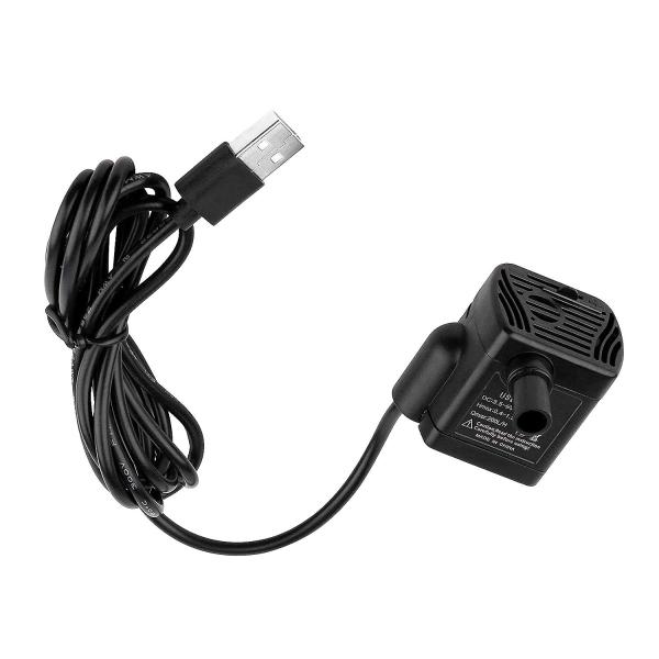 Useekoo 水中ポンプ 小型 水槽用 ポンプ USB給電 静音 3w 高省エネ 調節可能 吐出量...