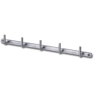 POSH LIVING(ポッシュリビング) アイアンウォールフック シルバー 5連 63701