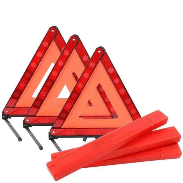 XiAnShiYu 三角停止板 三角反射板 三角停止表示板 折りたたみ式 緊急停止 緊急対応用品昼夜...
