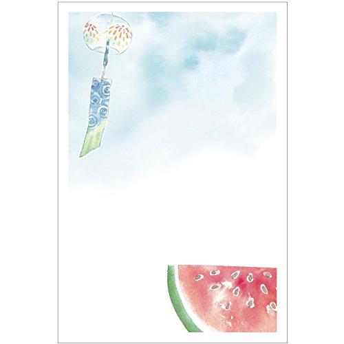 《私製 10枚》暑中見舞いはがき（s-k15）（絵柄のみ・文字なし）暑中見舞いハガキ 暑中はがき