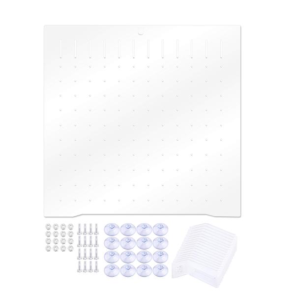 PET/PETP製 30×30cm 水槽仕切り板 魚の混合養殖用 水槽セパレータ ーフィッシュタンク...