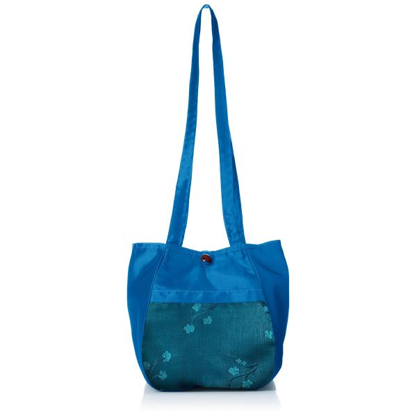 [ファイメオ] サテン カラーミニBAG(B柄) TZ-5216-B3 花青