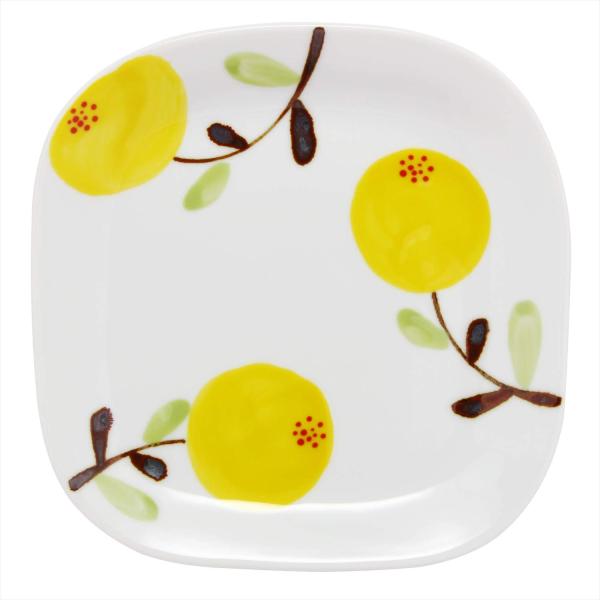 波佐見焼 福峰陶苑 スクエアプレート 中 モコア 35997