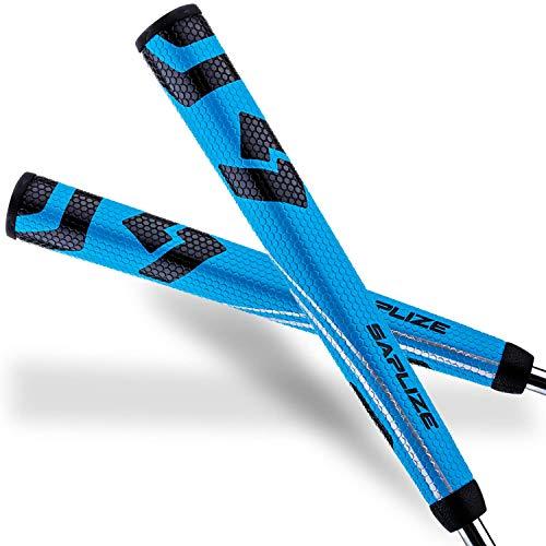 SAPLIZE セープライズ PP04 ゴルフ軽いパター用グリップ ｖシェープ ミッドサイズ 青と黒