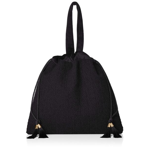 [ホーンプリーズ] パッカードバッグ ウィービング ヘリンボーン 107444BK BK