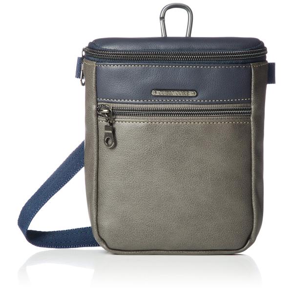 [キュービックコア] シザーバッグ プレートネーム コンビカラー ボックスタイプ 1846 グレー