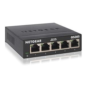 ネットギア NETGEAR スイッチングハブ 5ポート ギガビット 金属筐体 静音ファンレス 設定不要 GS305｜goodzero