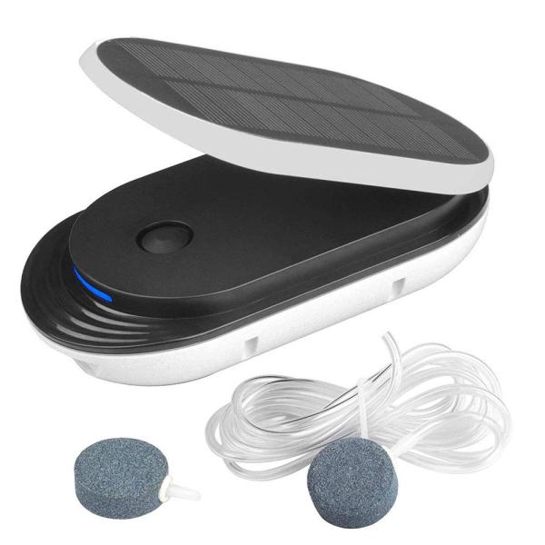 MIFO エアポンプ ソーラー充電 USB充電 2WAY 酸素ポンプ 長待機 可動式パネル 強 弱 ...