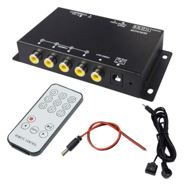 Sunny 車載用録画デッキ 映像4分割表示 4分割録画 CVBS 映像信号自動認識 正像 鏡像 S...