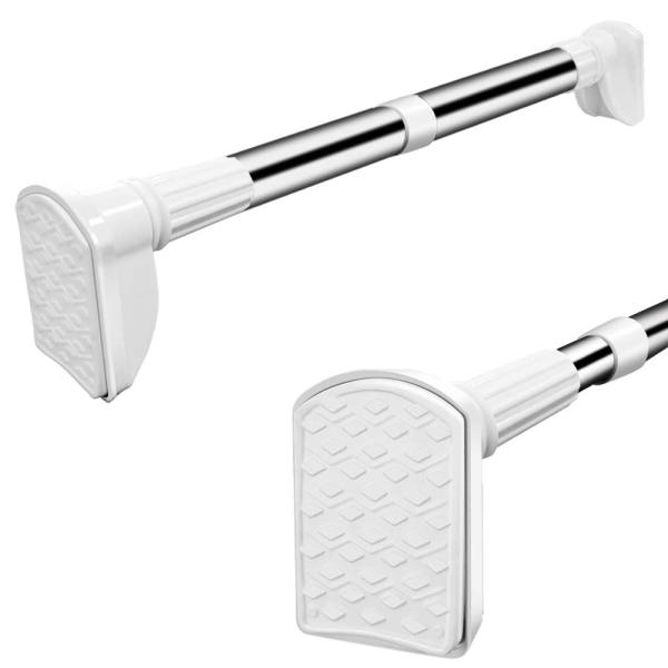 Sunto 強力突っ張り棒 つっぱり棒 ステンレス 強い負荷 伸縮棒 幅50-280cm 滑り止め ...