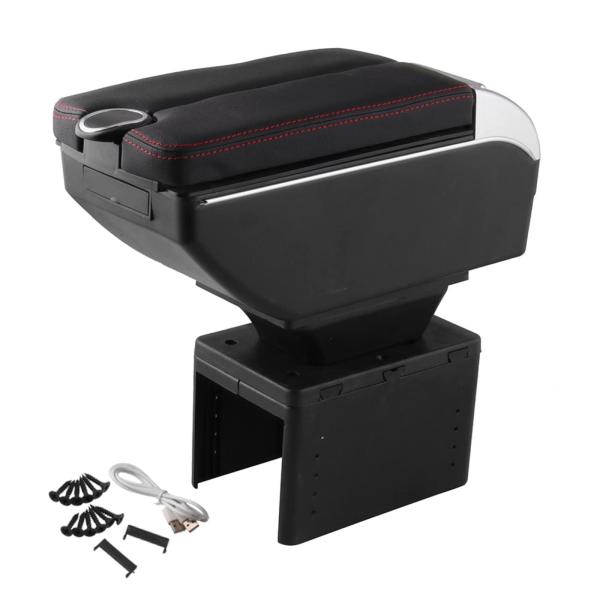 Sporacingrts アームレスト 肘掛け コンソールボックス アームレスト収納ボックス 汎用 ...