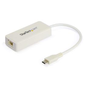 StarTech.com LANアダプター/USB-C/1x RJ45/10/100/1000 Mbps/ホワイト｜goodzero
