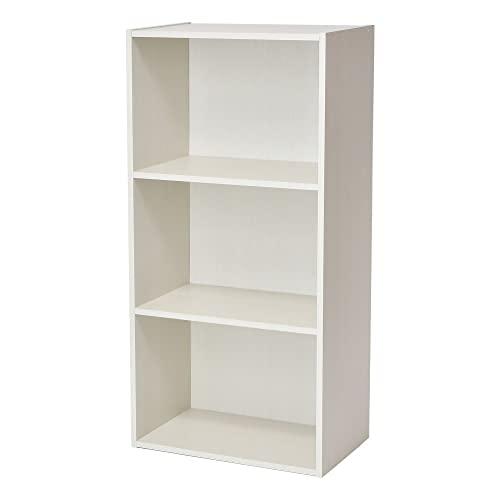 コーナン オリジナル 3段カラーボックスWWH ウッドホワイト