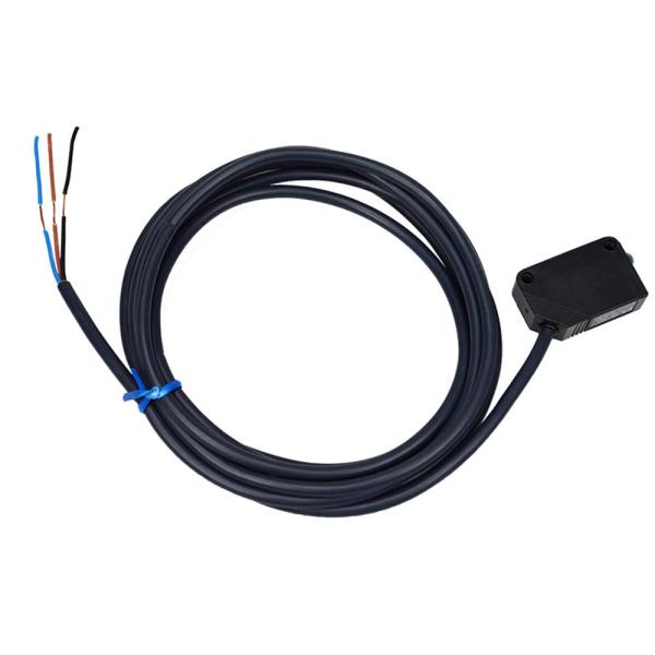 光電スイッチ 光電センサ 1.8m ケーブル 12-24V 拡散反射形 検出距離100mm NPN ...