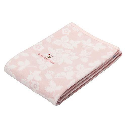 西川 (Nishikawa) 綿毛布 シングル ウェッジウッド ワイルドストロベリー 綿100% 日...