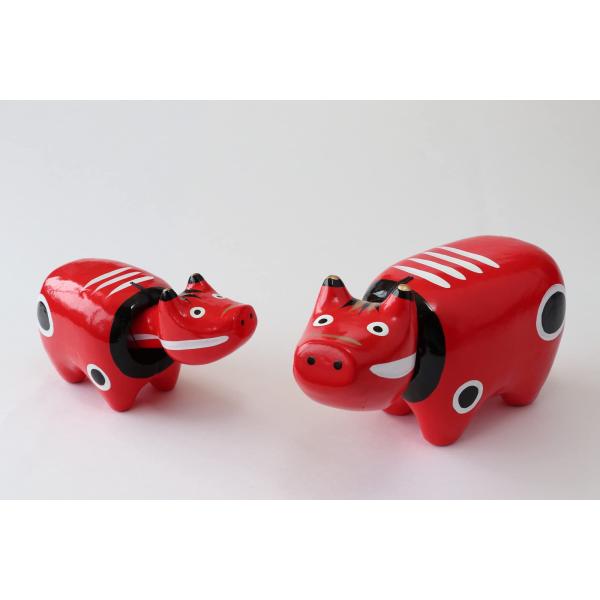 Konipl 野沢民芸(Nozawa Mingei) 会津張り子 赤べこ1号