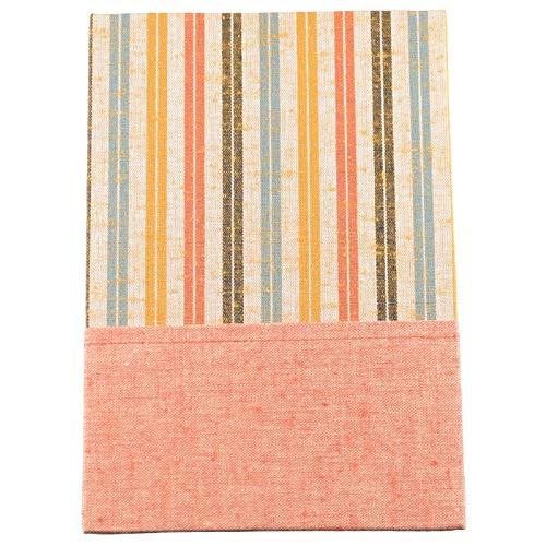 御朱印帳 ポケット付き 48ページ 蛇腹式 遠州綿紬 (黄葉/23)