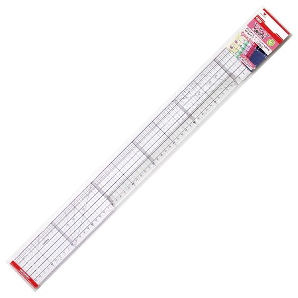 カワグチ(Kawaguchi) カッティング方眼定規60cm 05-507