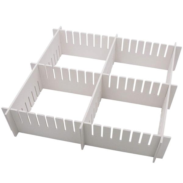 アストロ 仕切り板 6枚組 約47×9cm(厚さ約5mm) ホワイト 引き出し 収納 整理 カット可...