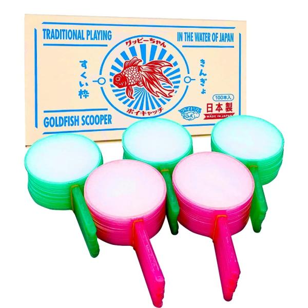 玩具総合メーカーアイドル 【日本製】6号 使い捨て すくい枠 ポイキャッチグッピーちゃん（100本入...