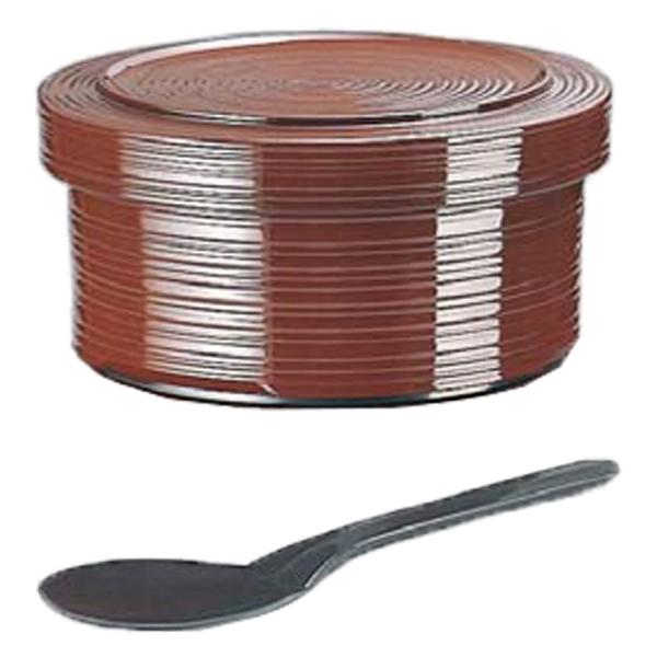 福井クラフト おひつ ロクロ目飯器 日本製 杓子付 溜エビ茶 1人用