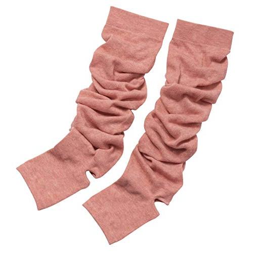 セルヴァン ヨガの先生と考えた冷え対策レッグウォーマー 杢ローズ 2枚入
