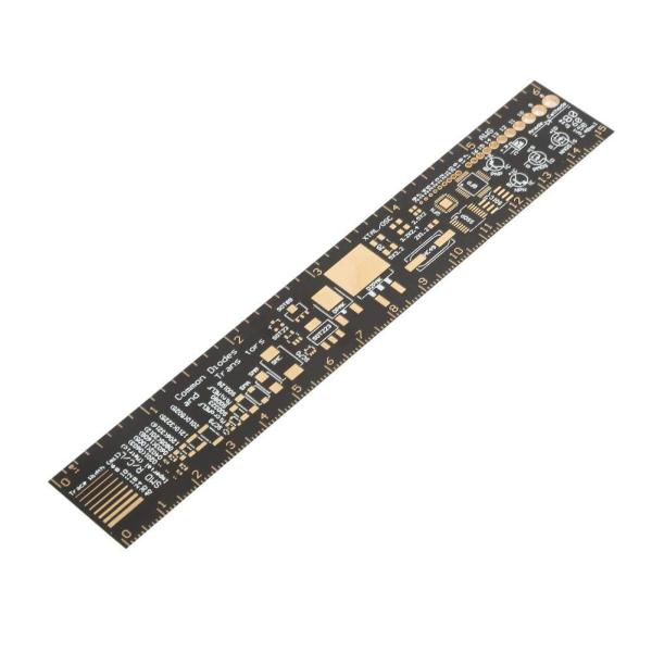Hilitand 定規 15cm プリント基板定規 PCB定規 6.3インチ 多機能 金メッキプ