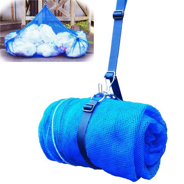 カラスに必勝宣言！【 ゴミ出しが楽しみになるネット Ｍサイズ】〜５世帯用 ！ 持ち回りのゴミ集積所 ...