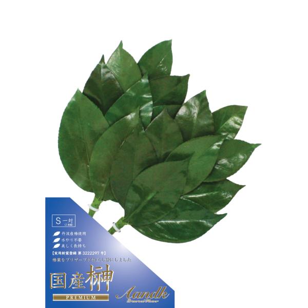 A&amp;K プレミアム 榊 プリザーブド [SSサイズ / 1対 / 約高さ23cm x 幅10cm ]...