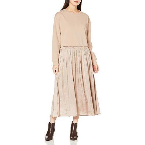 [ナチュラルビューティーベーシック] カジュアルドレス レディース ベージュ S