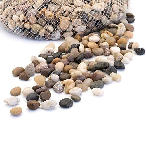 DMAND アクアリウム 彩り石 水槽用飾り石 ガーデニング用飾り石 8〜18mm 観賞 魚 水族用...